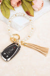 Classic Pearl Key Ring Bracelet - p3 Boutique
