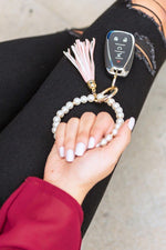 Classic Pearl Key Ring Bracelet - p3 Boutique