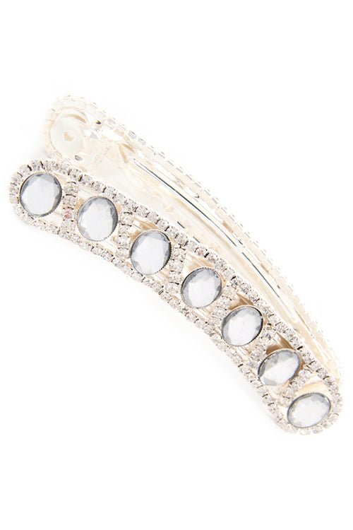 CLEAR STONE HAIR PIN - p3 Boutique