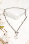 Coin Accent Chain Necklace - p3 Boutique