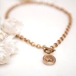 Coin Accent Chain Necklace - p3 Boutique