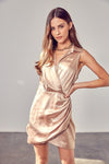 Collar Wrap Dress - p3 Boutique