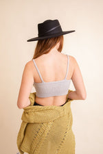 Contour Rib Knit Brami Lounge Top - p3 Boutique