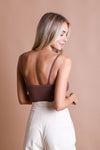 Contour Rib Knit Brami Lounge Top - p3 Boutique
