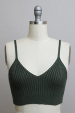 Contour Rib Knit Brami Lounge Top - p3 Boutique