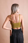 Contour Rib Knit Brami Lounge Top - p3 Boutique