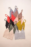 Contour Rib Knit Brami Lounge Top - p3 Boutique