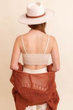 Contour Rib Knit Brami Lounge Top - p3 Boutique