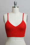 Contour Rib Knit Brami Lounge Top - p3 Boutique