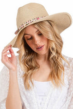 Cotton Tassel Hat Band Straw Sun Hat - p3 Boutique