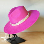 Cream Metallic Western Leather Band Choice Hat - p3 Boutique