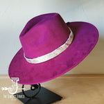 Cream Metallic Western Leather Band Choice Hat - p3 Boutique