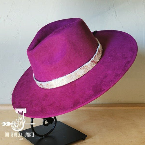 Cream Metallic Western Leather Band Choice Hat - p3 Boutique