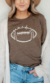 Cursive Football Game Day Graphic Tee - p3 Boutique