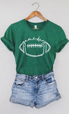 Cursive Football Game Day Graphic Tee - p3 Boutique