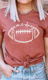 Cursive Football Game Day Graphic Tee - p3 Boutique