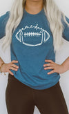 Cursive Football Game Day Graphic Tee - p3 Boutique