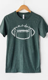 Cursive Football Game Day Graphic Tee - p3 Boutique