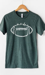 Cursive Football Game Day Graphic Tee - p3 Boutique