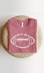 Cursive Football Game Day Graphic Tee - p3 Boutique