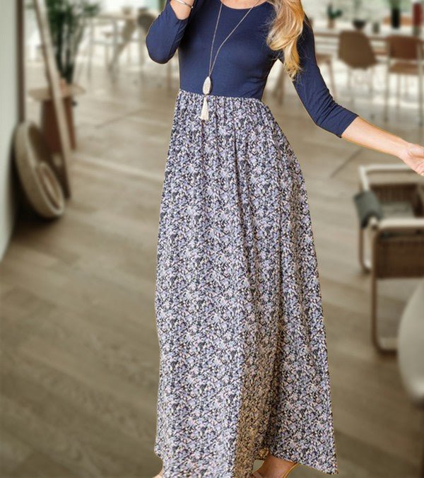Ditsy Floral Maxi Dress - p3 Boutique