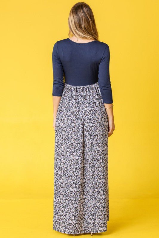Ditsy Floral Maxi Dress - p3 Boutique