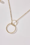 DOUBLE CIRCLE NECKLACE - p3 Boutique