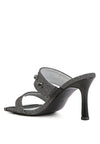 EDM Queen Diamante Embellished Glitter Sandals - p3 Boutique