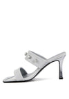EDM Queen Diamante Embellished Glitter Sandals - p3 Boutique