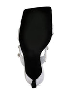 EDM Queen Diamante Embellished Glitter Sandals - p3 Boutique