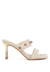 EDM Queen Diamante Embellished Glitter Sandals - p3 Boutique