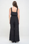 ELASTIC STRAP TIERED JUMPSUIT - p3 Boutique