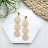 Elle Earrings - Linen - p3 Boutique