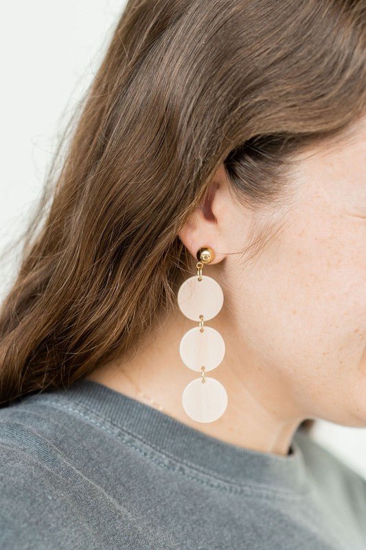 Elle Earrings - Linen - p3 Boutique
