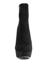 Espiree Microfiber High Heeled Ankle Boots - p3 Boutique