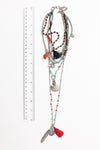 Feather Fringe Multi - Layered Necklace - p3 Boutique
