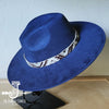 Gold Aztec Western Leather Band Choice Hat - p3 Boutique