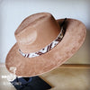 Gold Aztec Western Leather Band Choice Hat - p3 Boutique