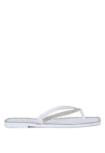 Golightly Diamante Stud Detail Thong Flats - p3 Boutique