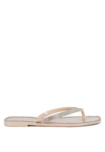 Golightly Diamante Stud Detail Thong Flats - p3 Boutique