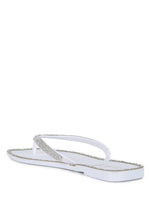 Golightly Diamante Stud Detail Thong Flats - p3 Boutique