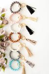 Harper Silicone Beaded Key Ring Bracelet - p3 Boutique