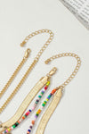 herringbone and seed bead choker chain set - p3 Boutique