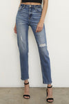 HIGH RISE GIRLFIRNED JEANS - p3 Boutique
