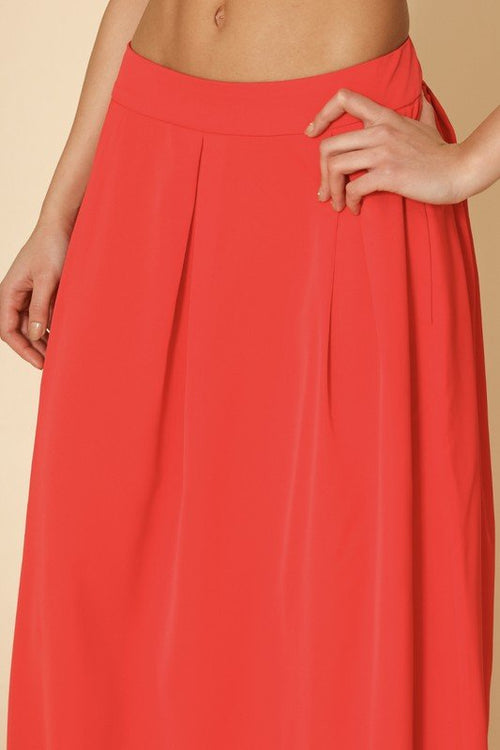 High Waist Pleated Skirt - p3 Boutique