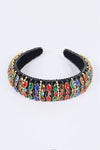 Iconic Mix Crystal Puffy Statement Headband - p3 Boutique