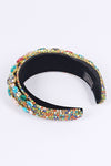 Iconic Mix Crystal Puffy Statement Headband - p3 Boutique