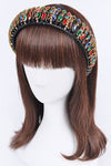 Iconic Mix Crystal Puffy Statement Headband - p3 Boutique