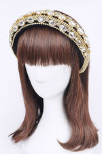 Iconic Mix Crystal Puffy Statement Headband - p3 Boutique