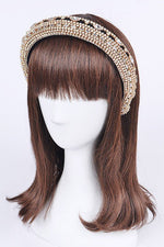 Iconic Mix Rhinestone Puffy Statement Headband - p3 Boutique